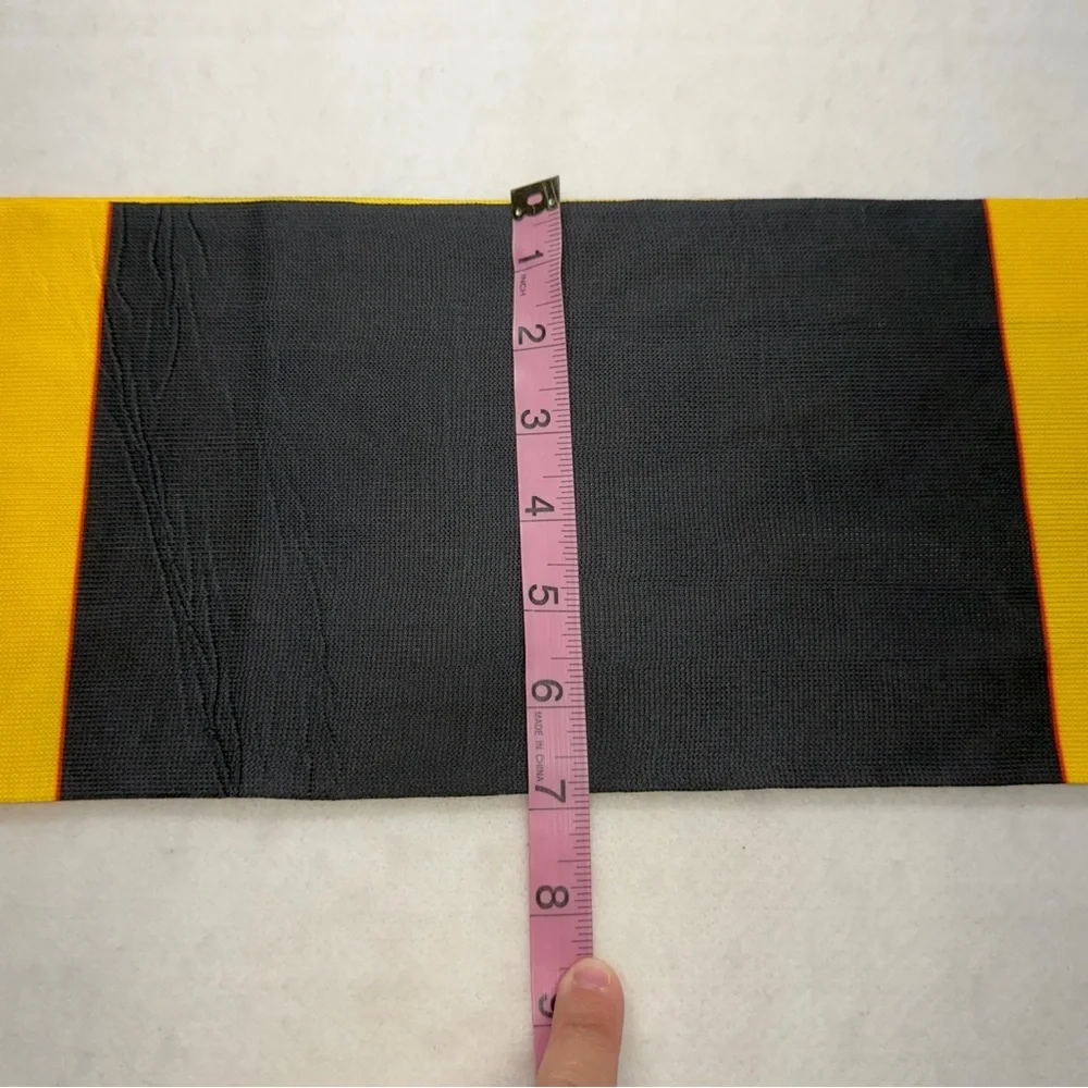 Charleston Battery Yellow Black Scarf Polyester Soccer